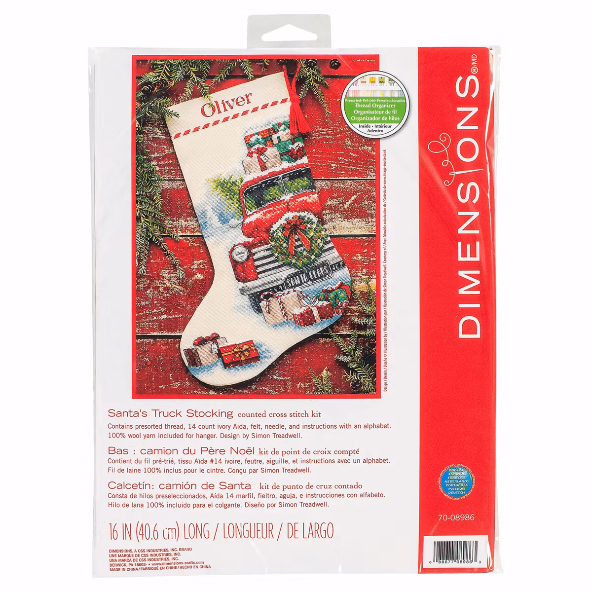 Dimensions - Santa's Truck Stocking