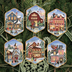Dimensions Gold  - Ornament: Christmas Village