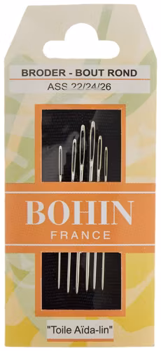Bohin broderinål utan udd 22/24/26