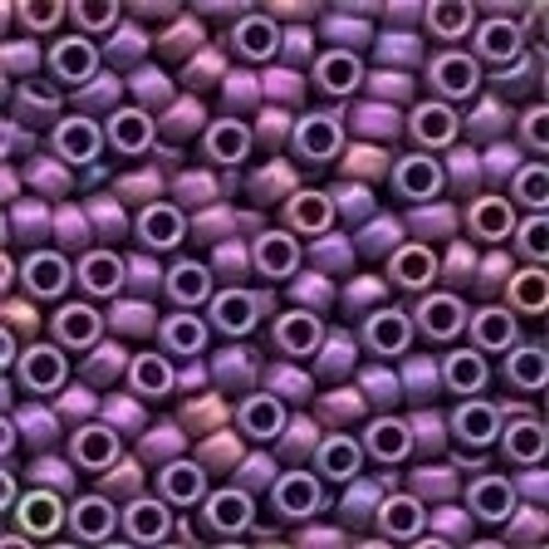 Size 8 Glass (3 mm) 18827 Matte Confetti Amethyst