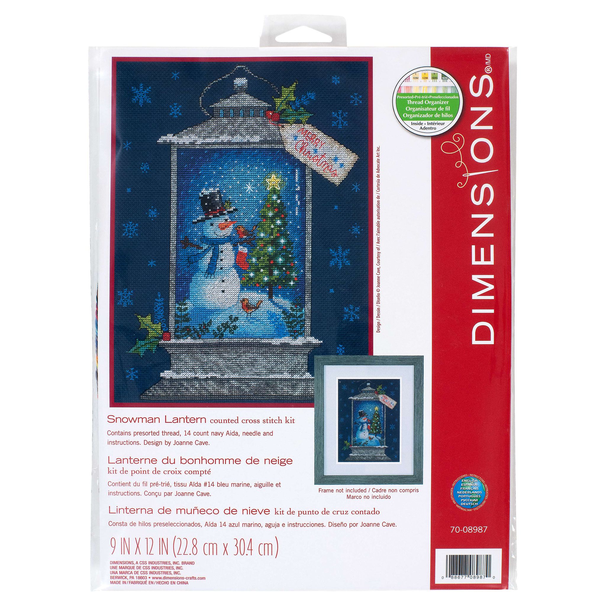 Dimensions - Snowman Lantern