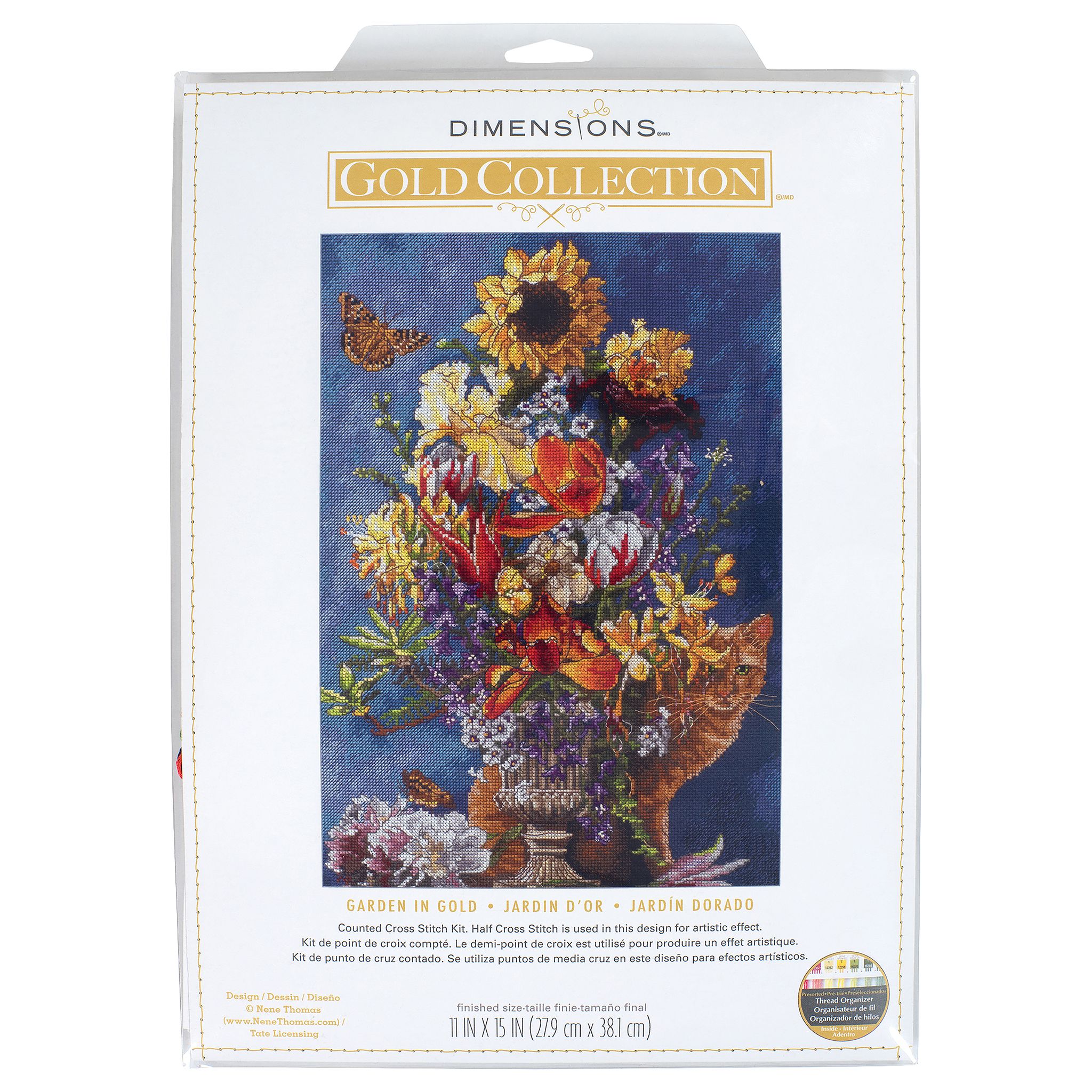 Dimensions Gold  - Garden In Gold
