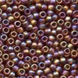 Size 8 Glass (3 mm) 18823 Frosted Opal Smokey Topaz