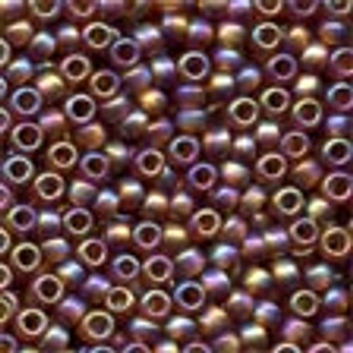 Size 8 Glass (3 mm) 18823 Frosted Opal Smokey Topaz