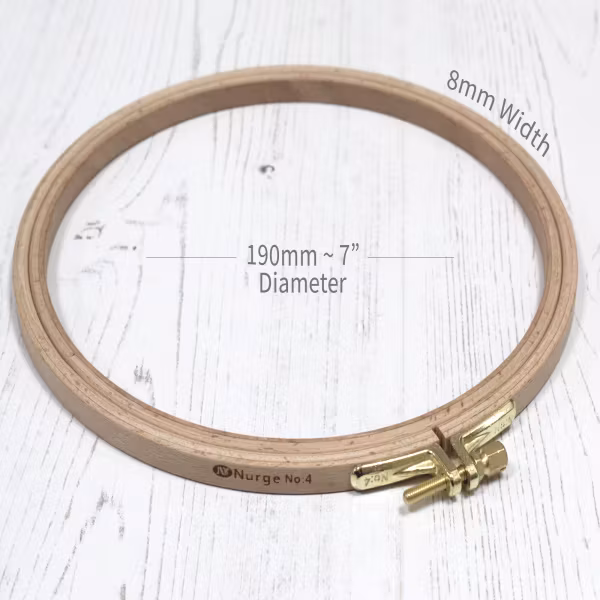 Nurge sybåge trä bredd 8 mm