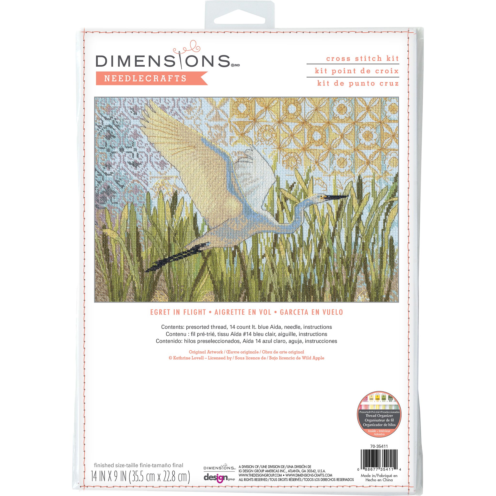 Dimensions - Egret In Flight