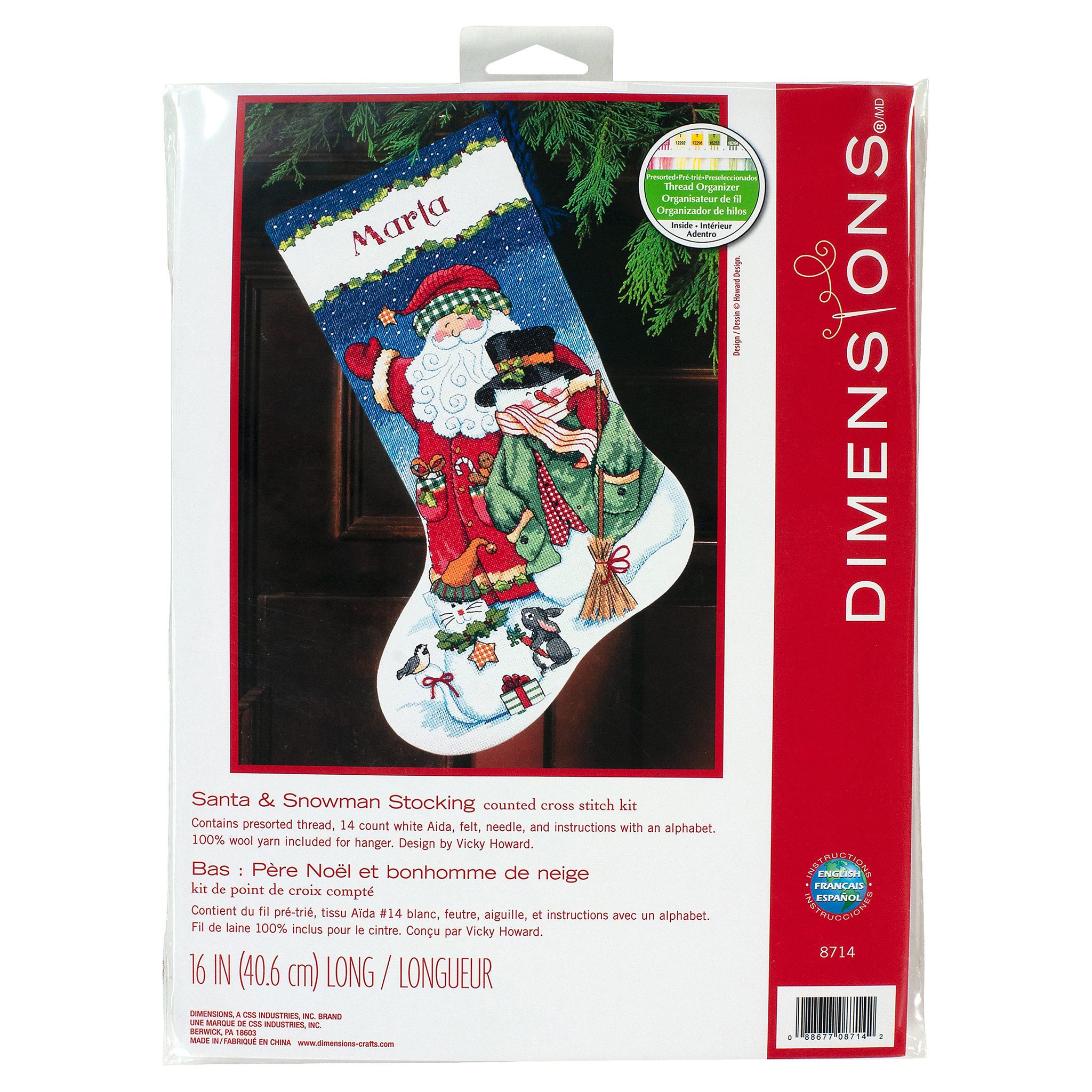 Dimensions - Santa and Snowman
