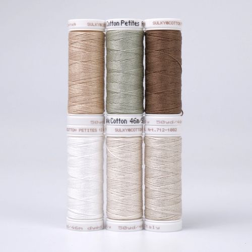 Sulky Cotton Petites 6-pack NEUTRALS