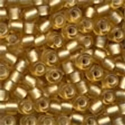 Size 6 Glass (4 mm) 16031 Frosted Gold
