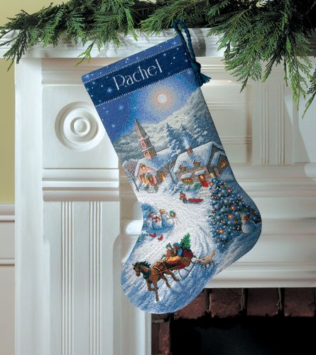 Dimensions Gold  - Sleigh Ride Stocking
