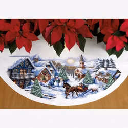 Dimensions - Sleigh Ride Tree Skirt