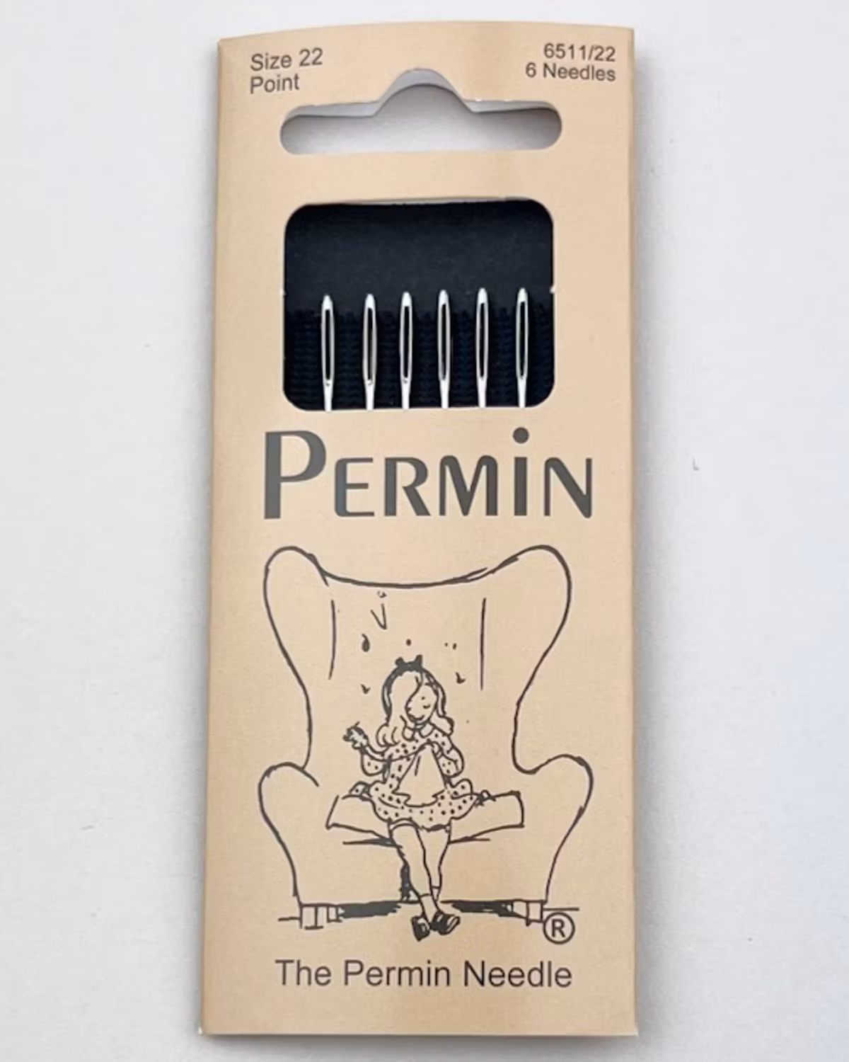 Perminnålen med spets - 6 pack
