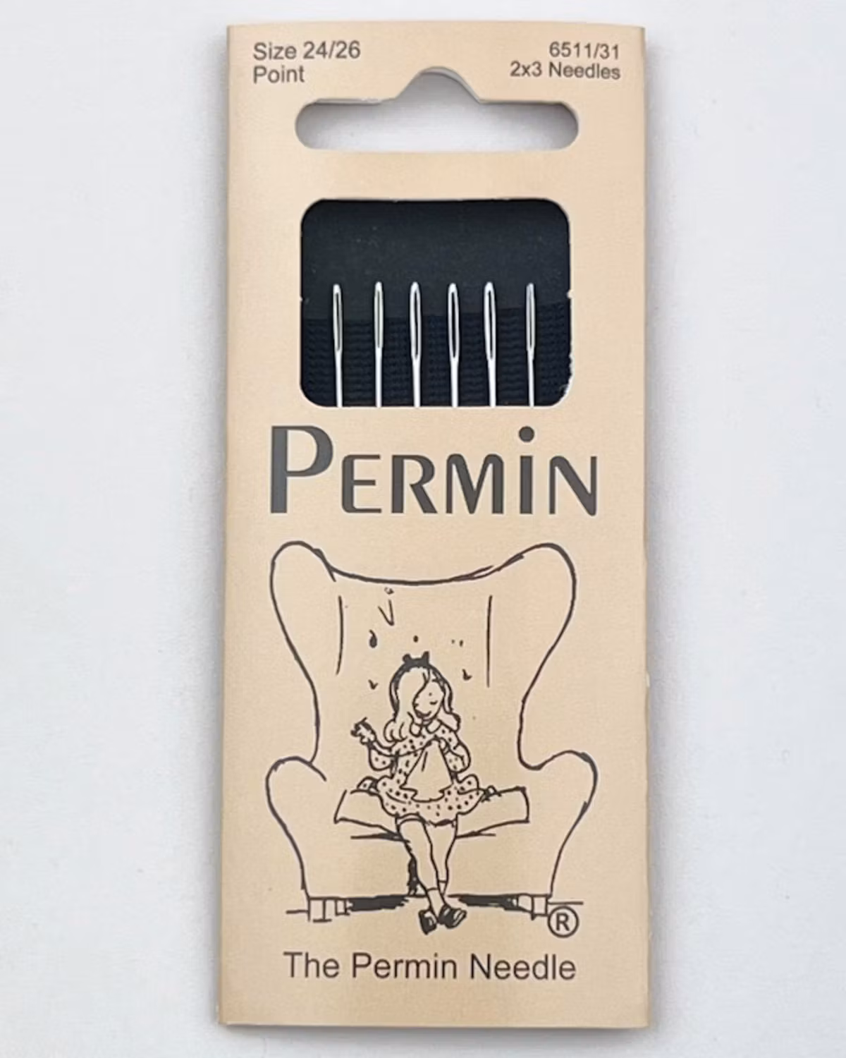 Perminnålen med spets 24/26