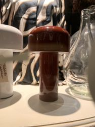 MUSHROOM LAMPA, LED - Rödbrun