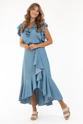 CAPRI REBECCA SKIRT LIGHT DENIM BLUE