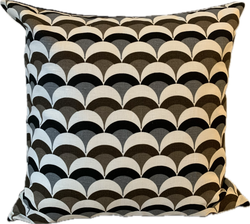 Kuddfodral Moon, 50x50 cm, svart/beige - Spira of Sweden