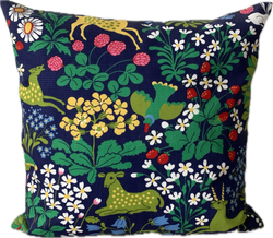 Kuddfodral Jakten, 50x50 cm, blå - Almedahls