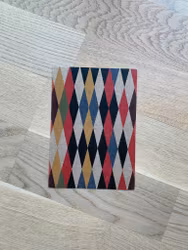 6 st KORT A5 - Harlequin multi
