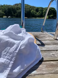 Linnebadlakan STRÅ - Vit