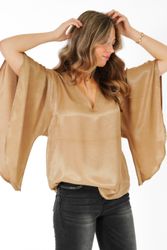 CAPRI BRIE BLOUSE AMBER GOLD