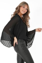 CAPRI MARCELLA BLOUSE BLACK