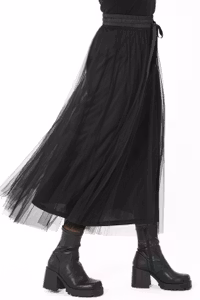 CAPRI PALOMA TULLE SKIRT BLACK