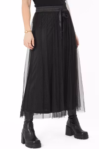 CAPRI PALOMA TULLE SKIRT BLACK