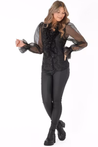 CAPRI BENEDICT BLOUSE BLACK
