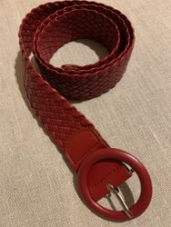 Belt/Sash, burgundy