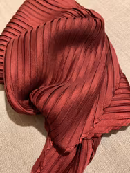 Scarf, pleated
