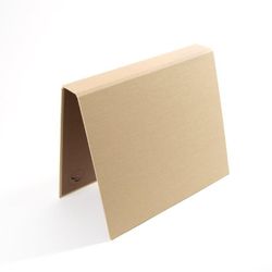 VÄVKLÄDD PÄRM A4, smal rygg - Beige