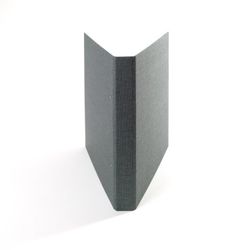 VÄVKLÄDD PÄRM A4, bred rygg - Pepper grey