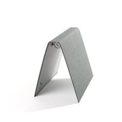 VÄVKLÄDD PÄRM A5, smal rygg - Pepper grey