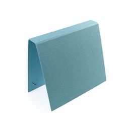 VÄVKLÄDD PÄRM A4, smal rygg - Ocean blue