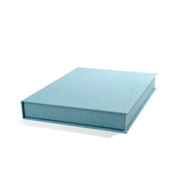 VÄVKLÄDD BOX A4 - Ocean blue