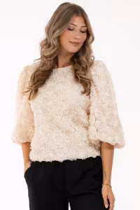 CAPRI EDITH BLOUSE CHAMPAGNE