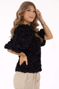 CAPRI EDITH BLOUSE BLACK