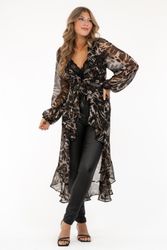 CAPRI MEDINA KAFTAN CHEETAH/ESPRESSO/BLACK