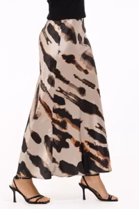 CAPRI SIENNA SKIRT ESPRESSO/SAND/BLACK