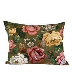 Kudde Sif  - Green&Pink - 40x30 cm