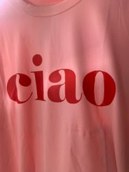 CIAO - T-shirt, Rosa/röd