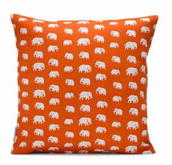 Kuddfodral Elefant, orange - Svenskt Tenn