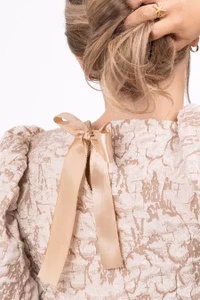 CAPRI BELORA BLOUSE ROSE CHAMPAGNE