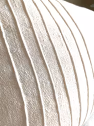 Linnekuddfodral STRÅ, Vit 60x40 cm