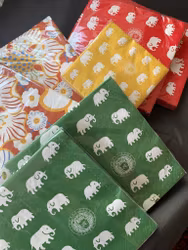 Elefanter, servetter - grå