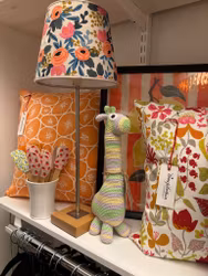 Handvirkad Giraff, pastell