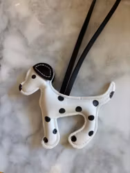 DALMATINER, Dogcharm/Bagcharm - Väskdekoration Mörkbrun