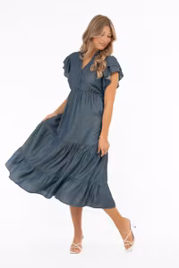 CAPRI CASSIDY DRESS BLUE DENIM