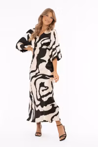CAPRI Cicely Dress Champagne/Black