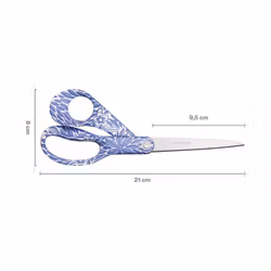 Sax Fiskars x Rörstrand sax 21 cm, Ostindia Floris